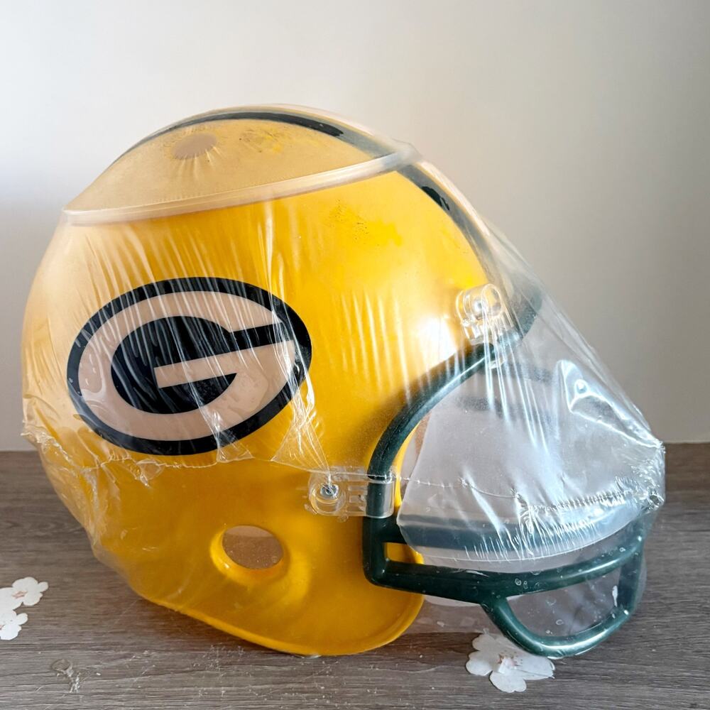 UNIQUE Green Bay Packers NFL Snack Dip Party Bowl Tray Helmet Made in USA NEW